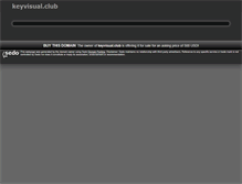 Tablet Screenshot of keyvisual.club